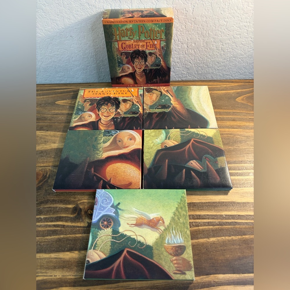 Harry Potter And The Goblet Of Fire By JK Rowling Audiobook Unabridged 17 CD Set